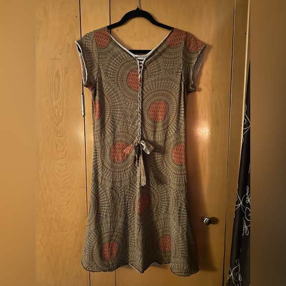 Boho Chic Cotton Knit Dress - Picture 4 of 7